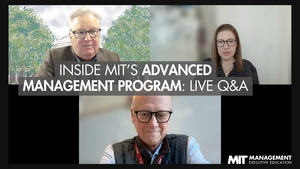  Inside MIT&rsquo;s Advanced Management Program: Live Q&A